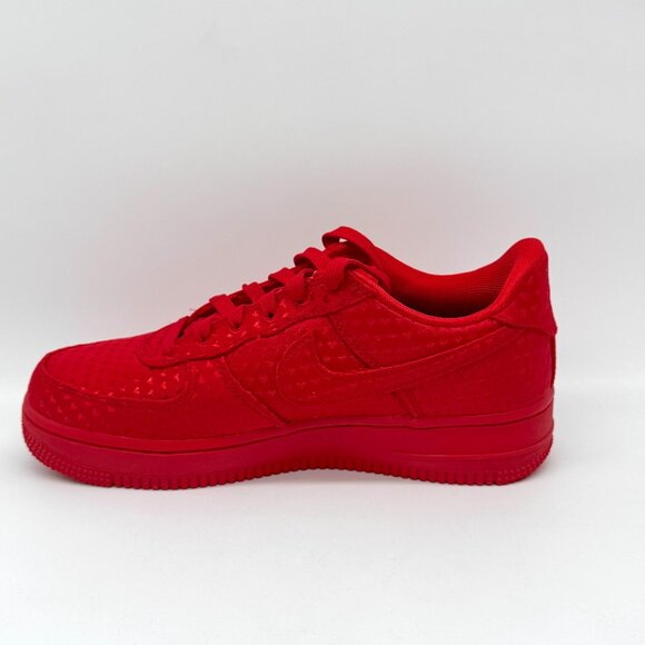 Nike Womens Air Force 1 Valentines Day 07 Low SE Red Shoes Sz 7 New IQ9965-600 - Picture 7 of 12